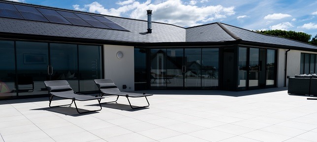 Raised Patio In South Wales Primaporcelain Case Study