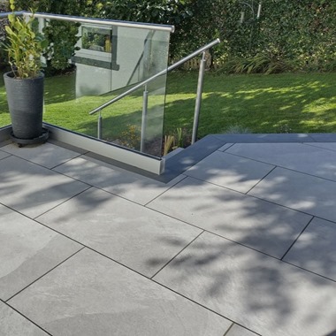 20mm Slate Grey Porcelain Paving